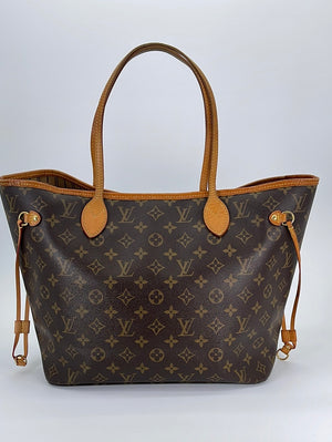 Authenticated Used Louis Vuitton LOUIS VUITTON Monogram Rose Neverfull MM  Tote Bag Brown Pink M48613 