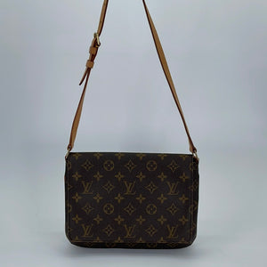 Louis Vuitton Musette Tango Monogram Shoulder Bag Ladies