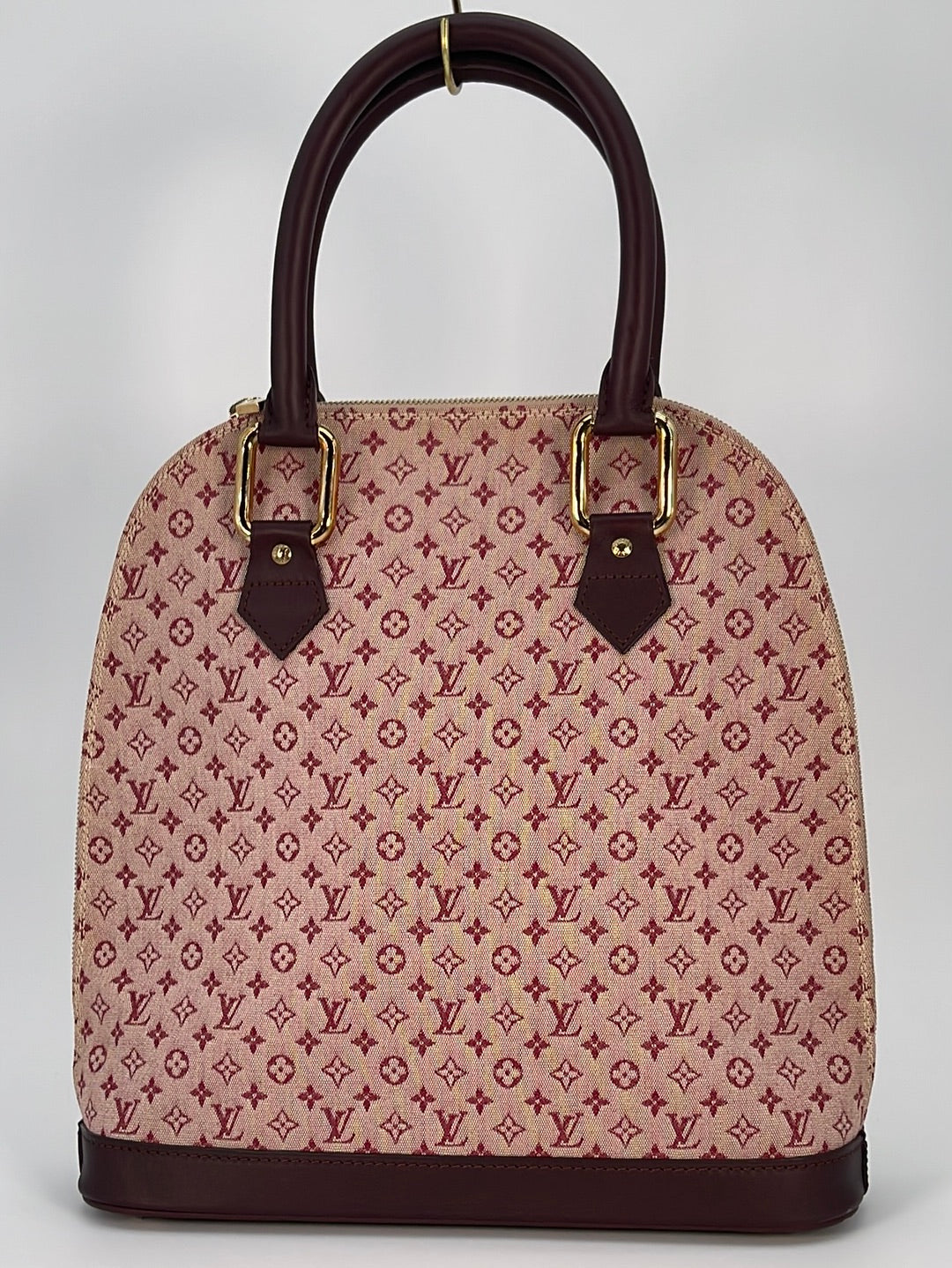 Louis Vuitton Pink/Beige Monogram Mini Lin Canvas and Leather Low