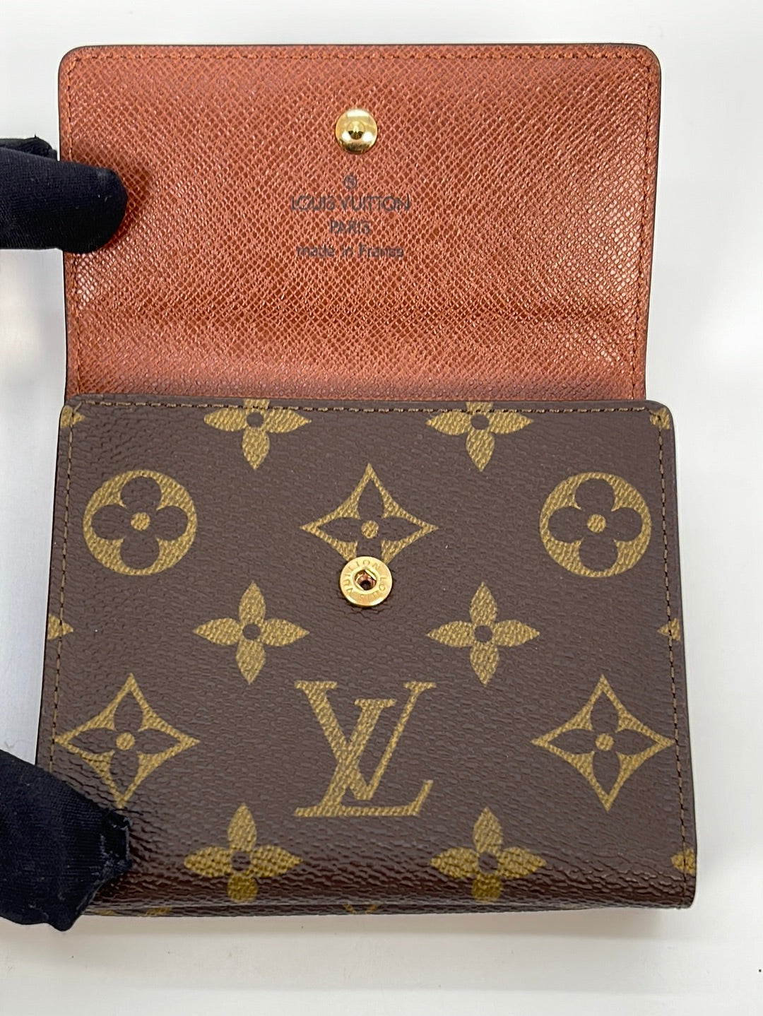 Louis Vuitton Wallet Brown Monogram Portefeiulle Elise Trifold Wallet
