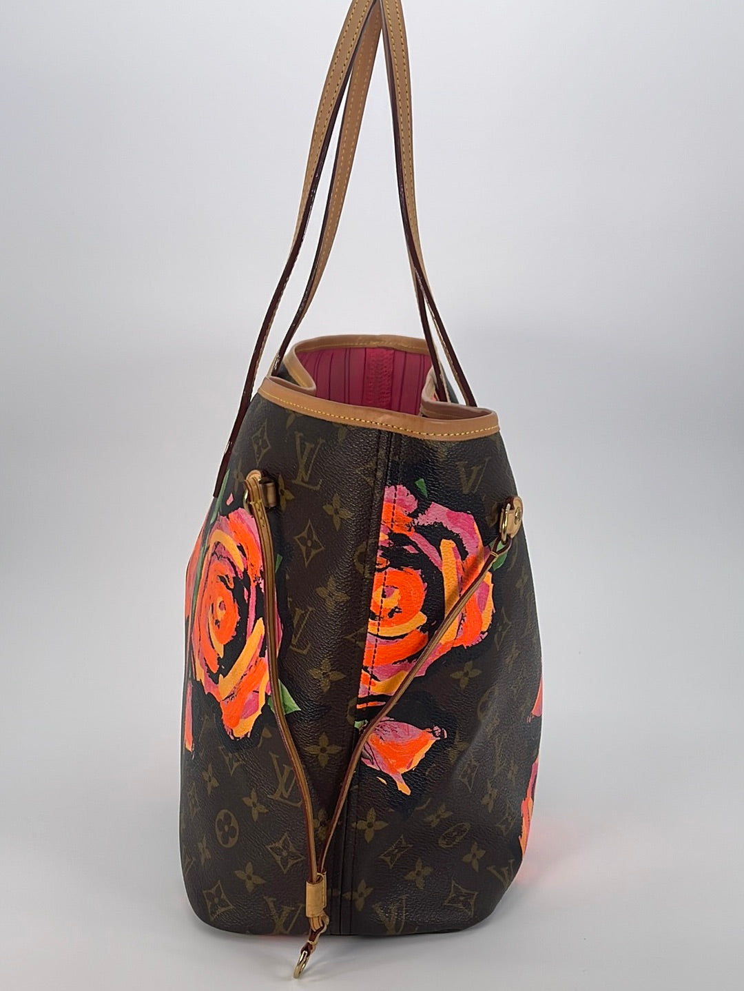 Preloved Louis Vuitton Monogram Roses Neverfull MM Tote Bag VI1059 030 –  KimmieBBags LLC