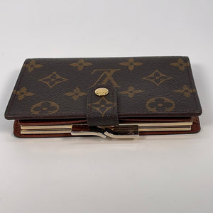 Vintage Louis Vuitton Wallet Brown Leather Made in France -  Sweden