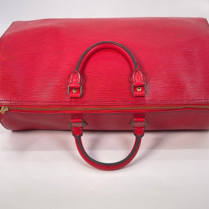 Vintage Louis Vuitton Red Epi Leather Keepall 45 Bag VI0911 030123 –  KimmieBBags LLC