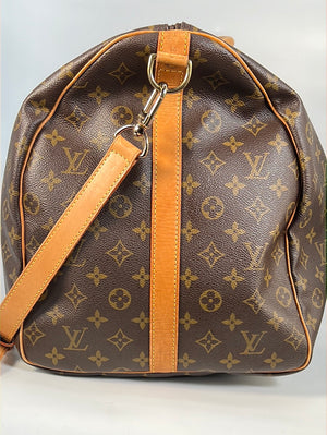 Vintage Louis Vuitton Keepall 60 Monogram Bandolier Bag VI0962