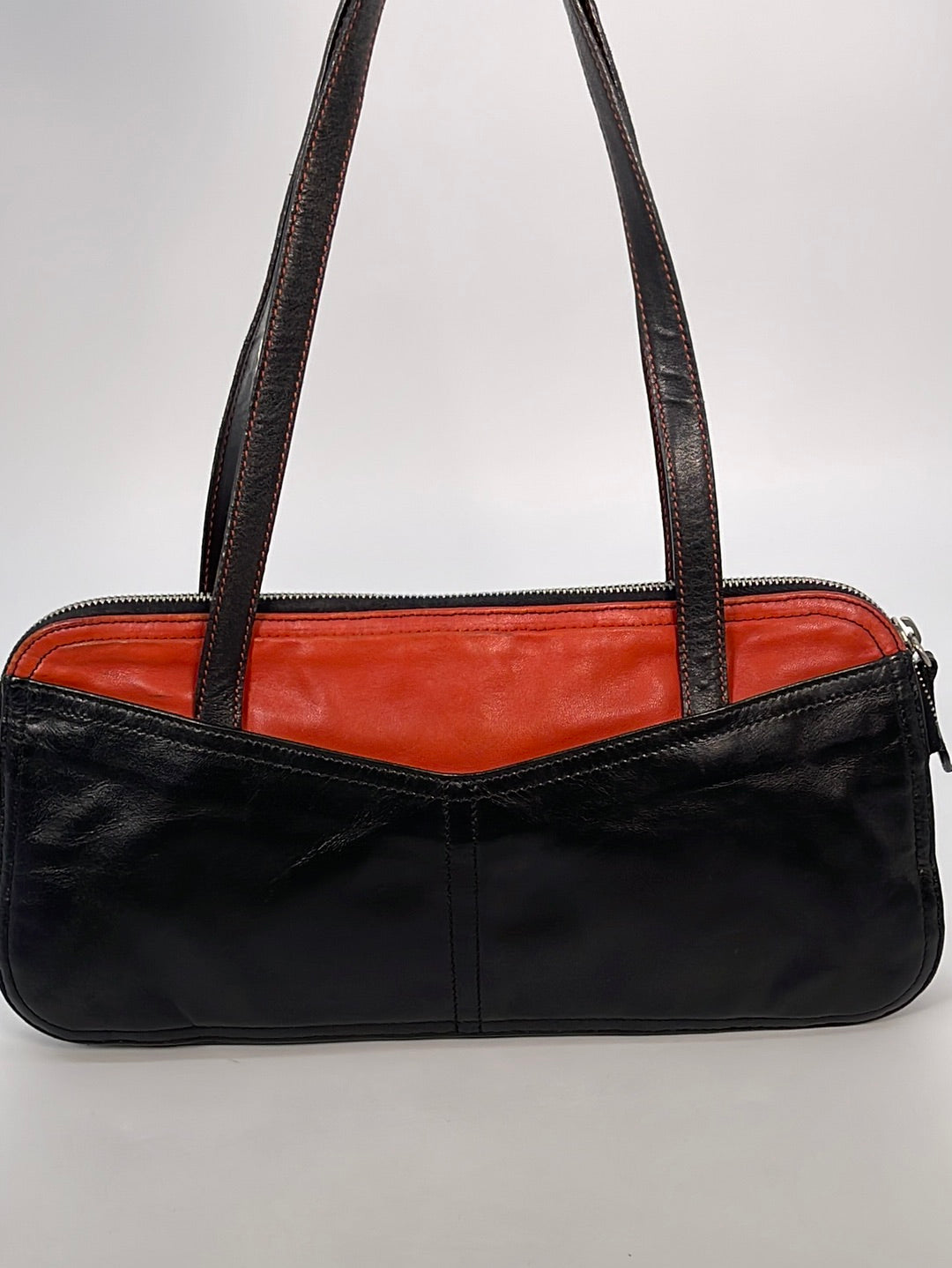 Prada Saffiano Red Leather Shoulder Bag ()