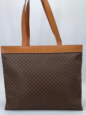 Brown Celine Macadam Tote