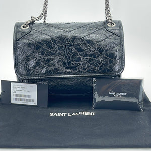 Saint Laurent Large Niki Shoulder Bag in Blue