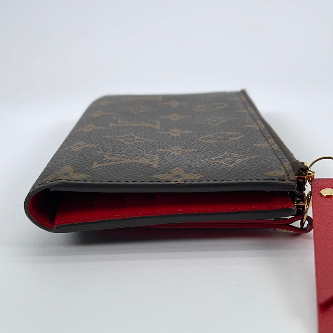 💯% Authentic Louis Vuitton Adele Embossed Empreinted Leather Wallet ✨