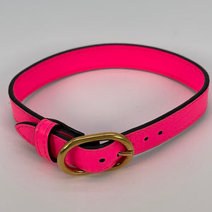 Preloved Gucci (Not Authenticated) Hot Pink Dog Collar 032323 – KimmieBBags  LLC