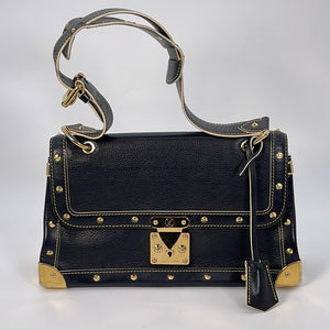 Louis Vuitton Suhali Le Fabuleaux Black Top Handle Bag For Sale at 1stDibs