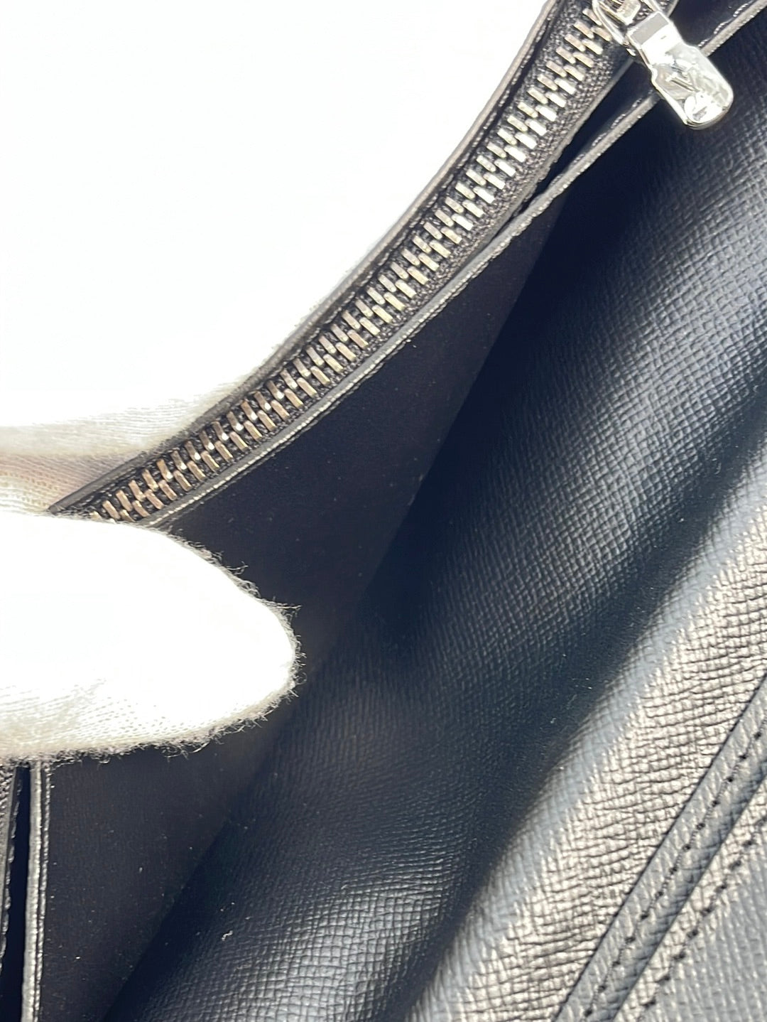 Louis Vuitton Nomade Leather Brazza Bi-fold Long Wallet Men Brown Q1899