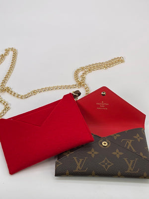 Louis Vuitton monogram red Kirigami MM pouch – My Girlfriend's Wardrobe LLC