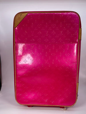 pink louis vuitton suitcase