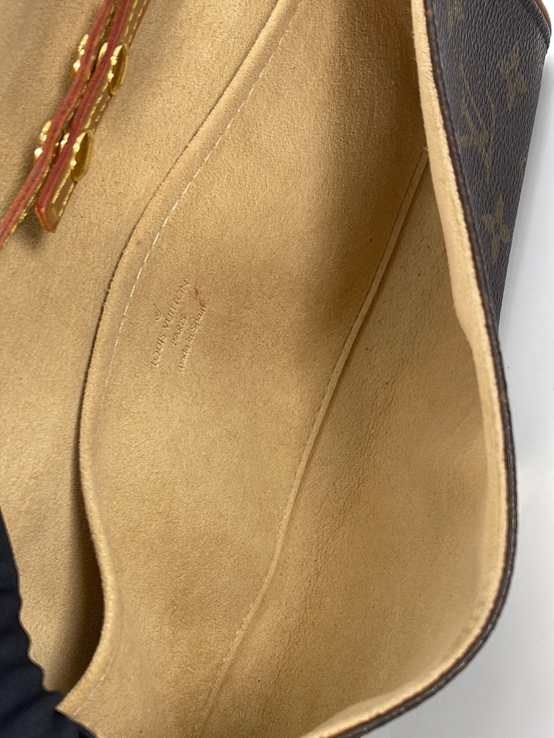 LOUIS VUITTON  Brown Monogram Crossbody Shoulder Bag Made in