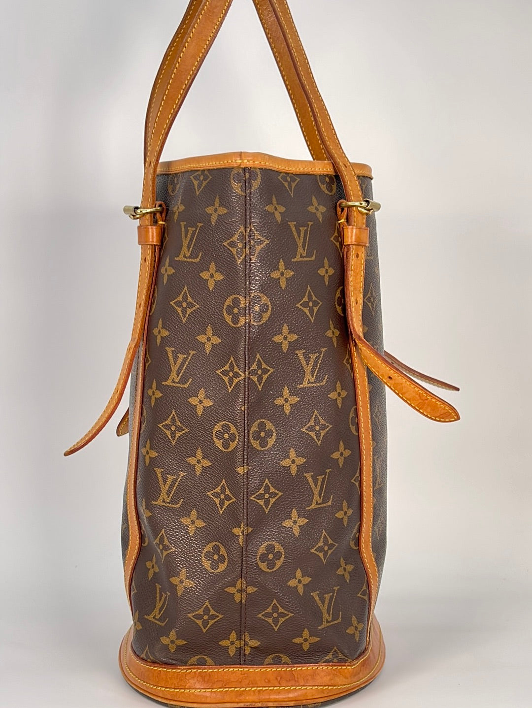 Vintage Louis Vuitton GM Bucket Monogram Bag DK1127 032923