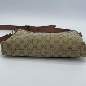 Gucci Messenger bag Beige Leather ref.188852 - Joli Closet