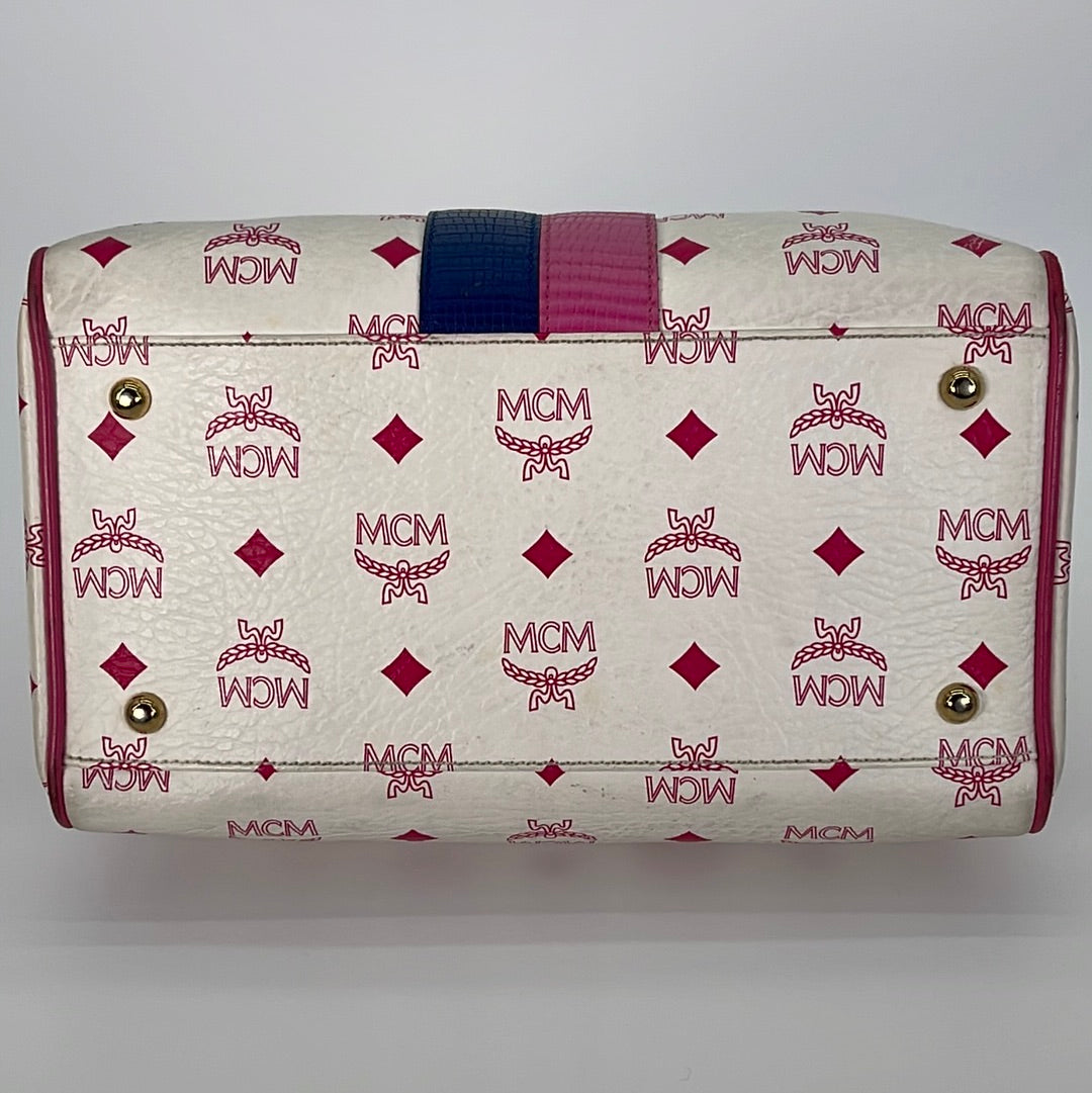 MCM Visetos Mini Boston Bag – Sequels Resale Boutique