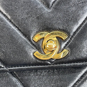 PRELOVED Vintage CHANEL Single Flap Quilted Silver Shoulder Bag 14212929  050223