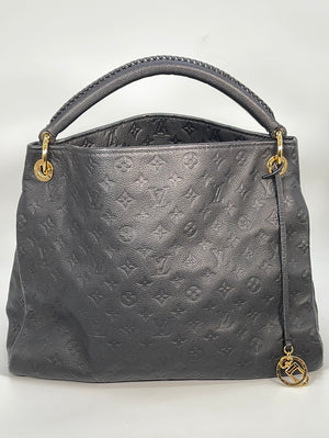 PRELOVED Louis Vuitton Artsy Black Monogram Empreinte Leather MM